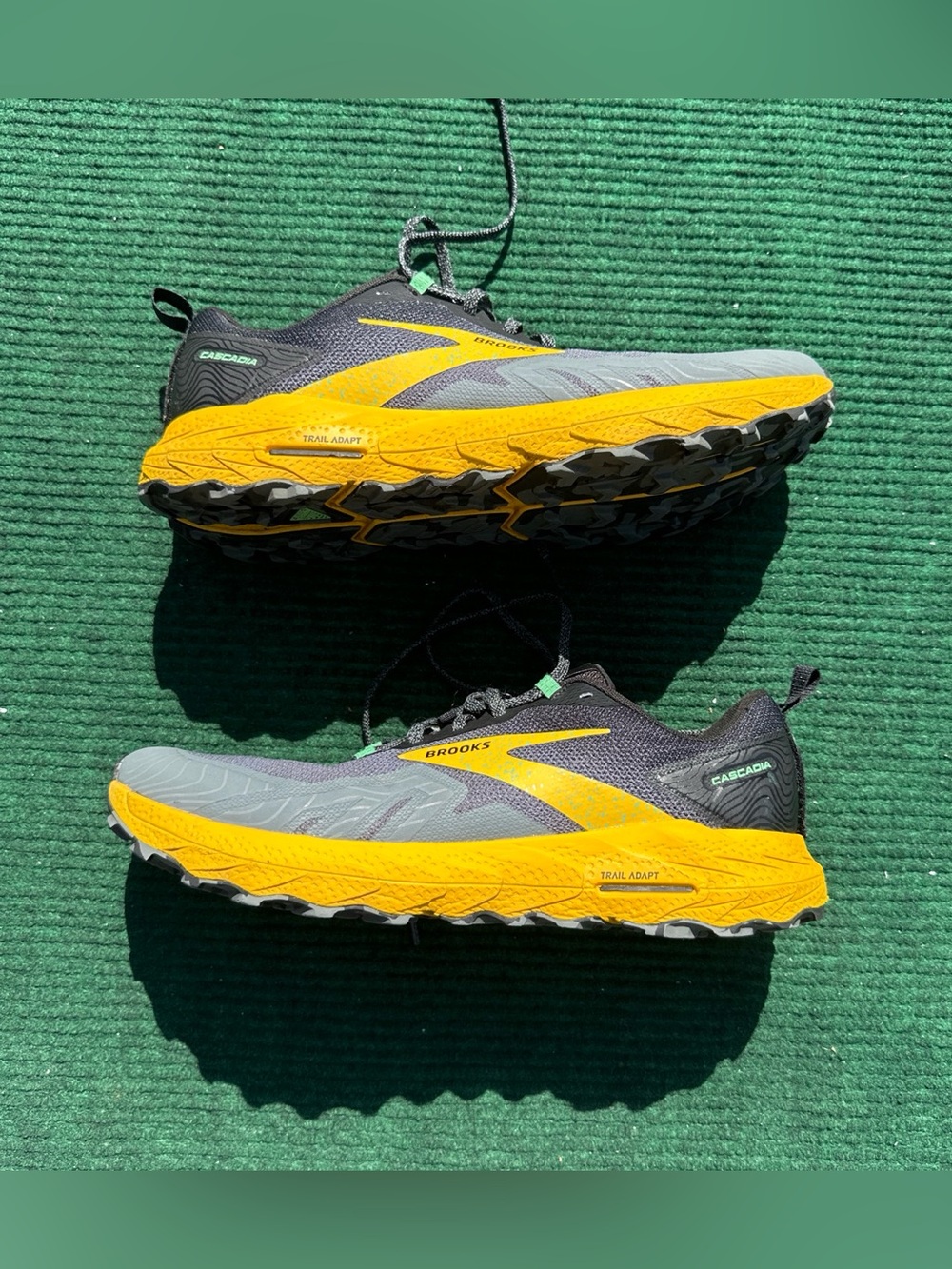 Brooks Cascadia 17 'Lemon Chrome' Men’s Size 11.5